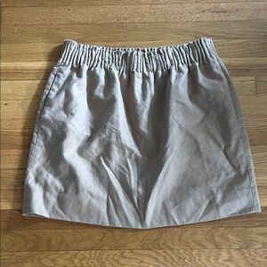 J. Crew Tan Mini Skirt